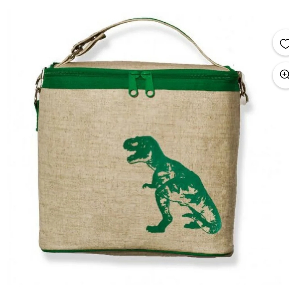 SoYoung Green Insulated Dinosaur Lunchbox